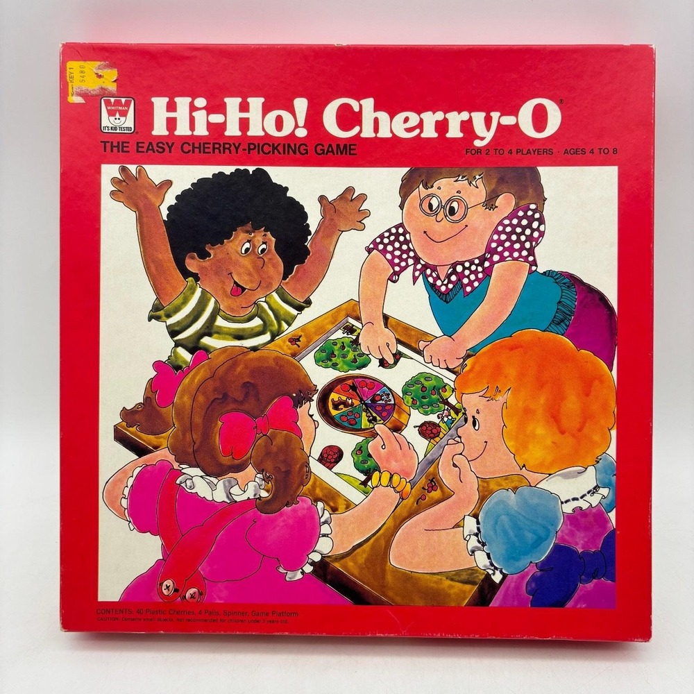 Vintage 1975 Hi-Ho Cherry-O Board Game Whitman Complete Used Classic Kids